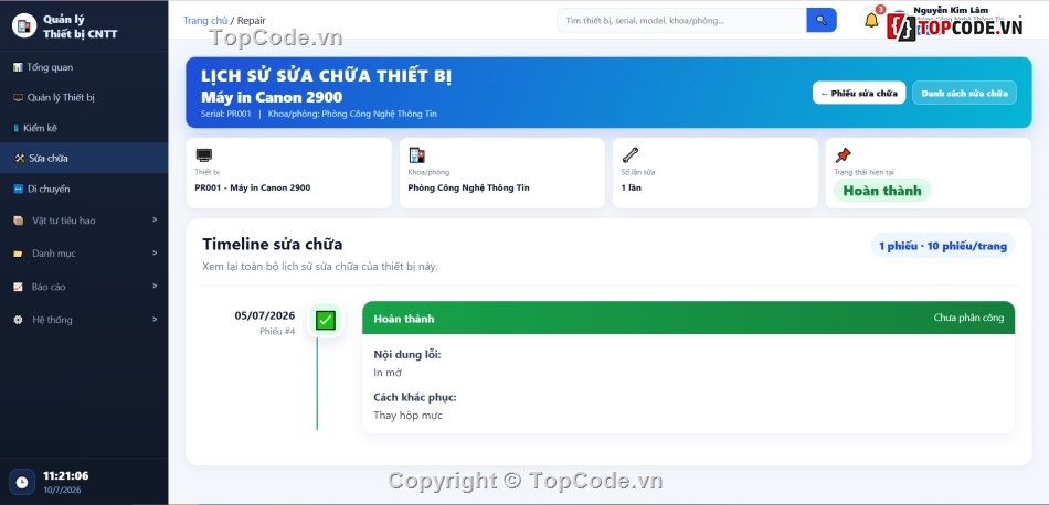 SQL,code php,quản lý vật tư